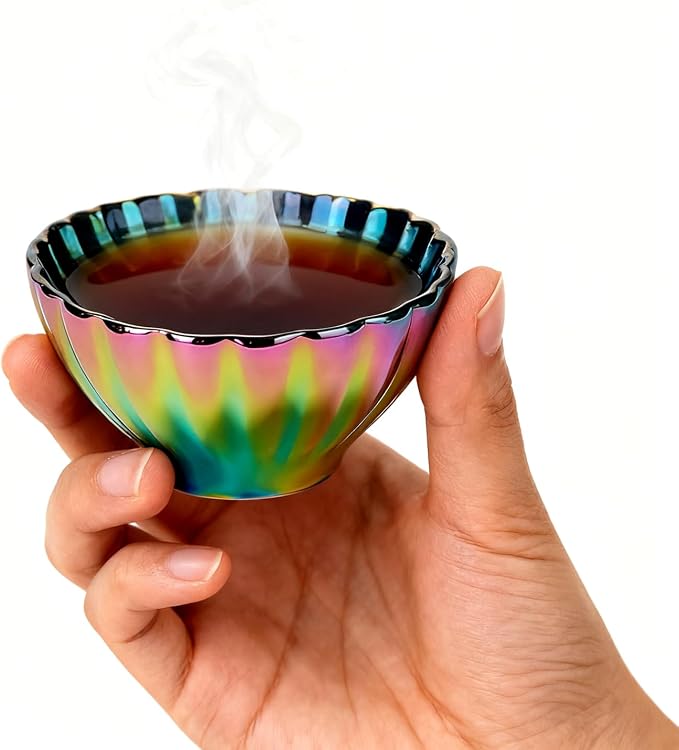 Tenmokus Tea Cup, 5 oz Chinese Small Ceramic Cup - Image 2