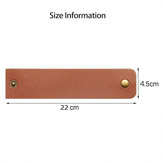 12 PCS Leather Napkin Rings Vintage Buckle Napkin Holder - Image 2
