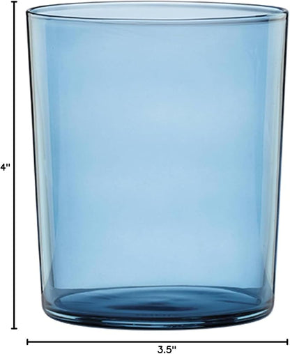 Oneida Drinkware, Stackables Tall Blue Drinkware, 14 Ounce Capacity, Glass - Image 7