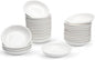 UIBFCWN 3 Oz Ceramic Dipping Bowls, Soy Sauce Dishes Set of 30, Dipping Sauce Cups/Bowls/Dishes for Kitchen, Mini Appetizer Plates for Condiment Sushi Ketchup BBQ Party, 4 Inch