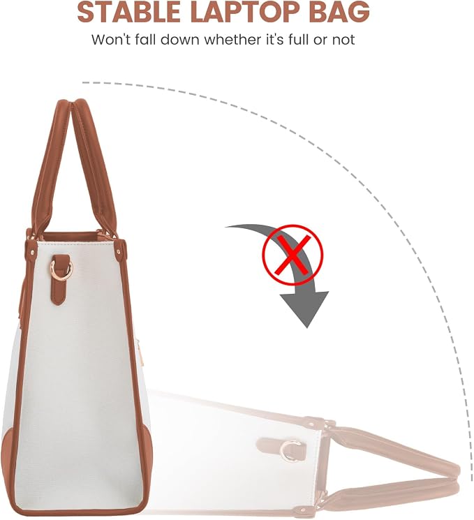 LOVEVOOK Laptop Bag for Women 15.6 lnch, Waterproof Laptops Tote Bags for Womens - Image 8