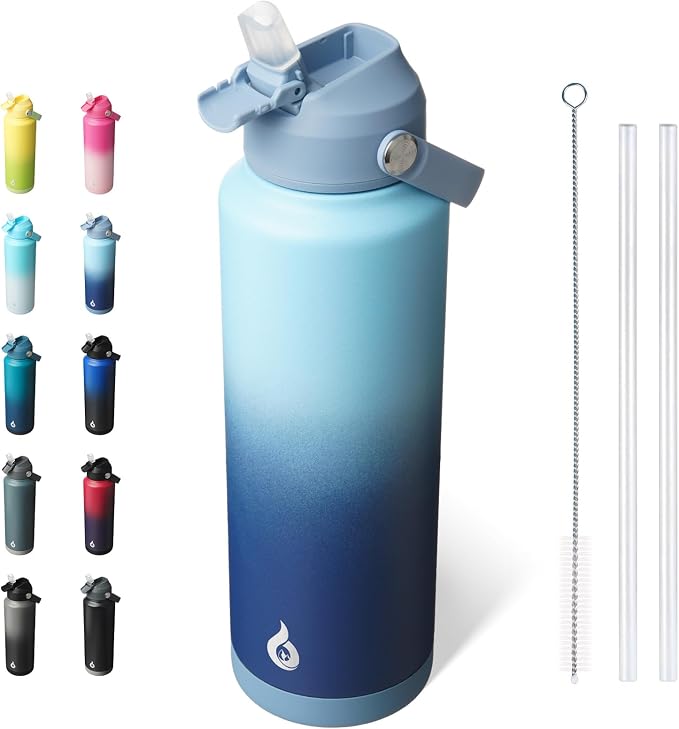 BJPKPK 40oz Insulated Water Bottle, Stainless Steel Bottle by BJPKPK