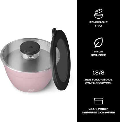 S’well Stainless Steel 64oz Salad Bowl Kit, Comes - Image 2