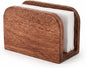Premium Mango Wood Napkin Holder by DIVINEGLANCE