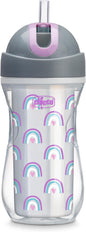 Chicco Insulated Straw Sippy Cup 12+ Months, 9oz Toddler Training Cup by ChiccoUSA