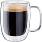 ZWILLING Sorrento Plus 2-pc Double-Wall Espresso Glass Mug Set by Zwilling
