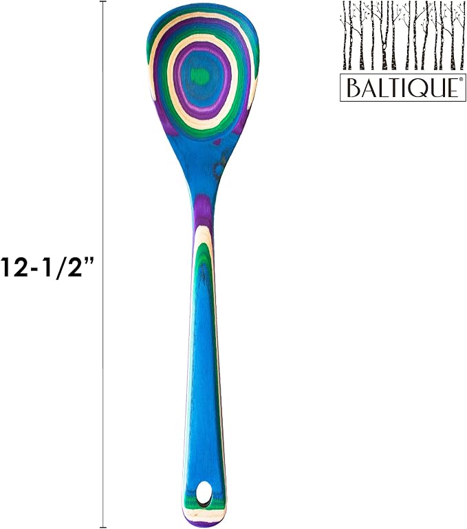 Totally Bamboo Baltique Mumbai Collection 12-1/2" Wooden Cooking Spoon - Image 4