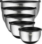 Wildone Mixing Bowls with Lids Set, Stainless Steel Mixing Bowls Set of 5 | by Wildone