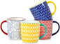 Selamica 10 OZ Coffee Mugs Set of 4, Small Coffee Cups Ceramic by Selamica