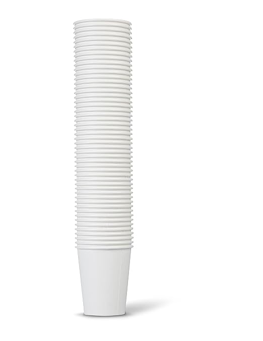 Amazon Basics Disposable Paper Cups - Image 3