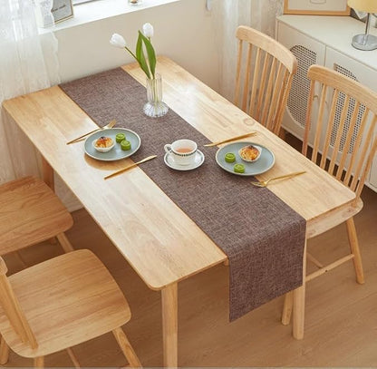 ZAIIVE Polyester Table Runner, Minimalist Style Table Runner 70 Inches Long - Image 4