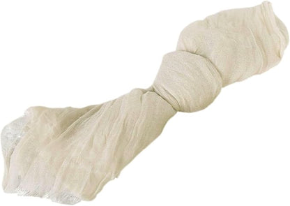 Efavormart 5 Pack 24"x19" Cream Matte Gauze Cheesecloth Napkins, Organic Cotton - Image 6