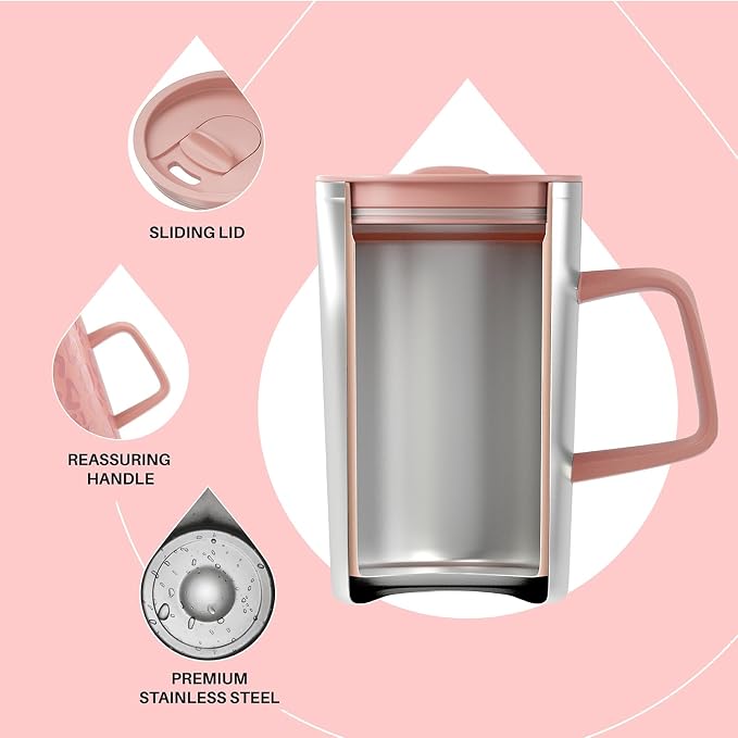 Ideus 16 oz Insulated Stainless Steel Coffee Mug - Image 3