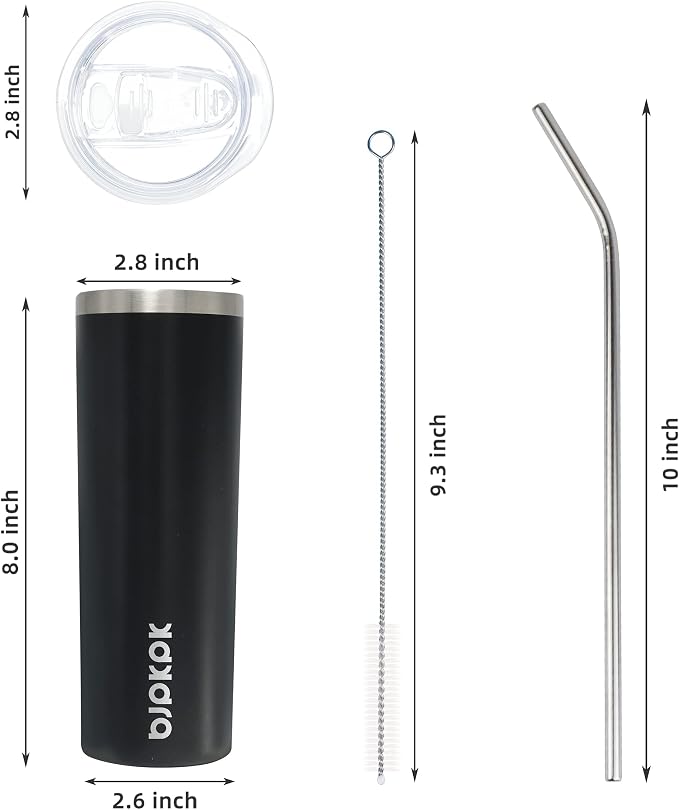 BJPKPK 20 oz Skinny Tumbler - Image 3