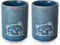 Urban Tokyo Asian Japanese Yunomi Style Handle-less Porcelain Tea Cups Tea Mug by Urban+Tokyo