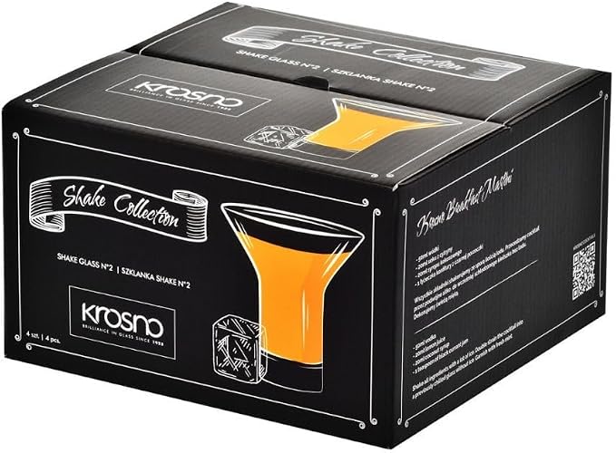 Krosno Cocktail Drinking Glasses, 5.1 Oz, SHAKE N°2, Breakfast Martini - Image 7