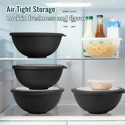 Wheat Straw Bowls Sets of 8, 40 OZ Unbreakable Salad Bowl - Image 6