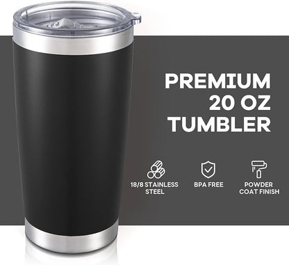 20 oz Tumbler with Lid Stainless Steel Insulated Tumblers Bulk Cups Mug | - Image 2