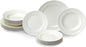 Villeroy & Boch Manoir 18 Piece Dinnerware Set, Creamy White | Porcelain by Unknown