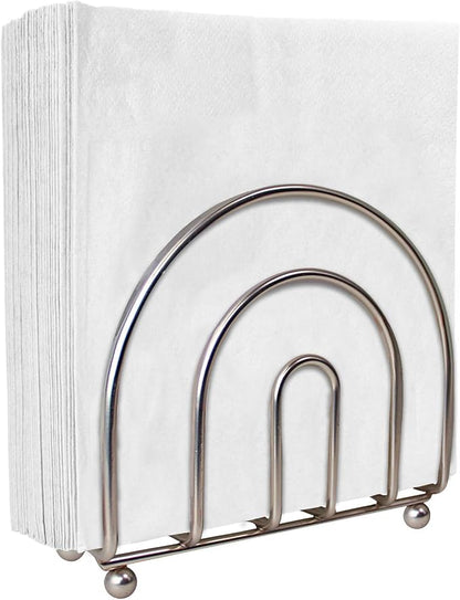 Blue Donuts Satin Nickel Arc Collection Napkin Holder – Napkin Holders by Blue+Donuts
