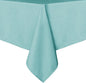 sancua Rectangle Tablecloth - 60 x 102 Inch - Stain and Wrinkle Resistant Washable Polyester Table Cloth, Decorative Fabric Table Cover for Dining Tables, Buffet Parties and Camping, Turquoise