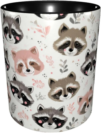 Raccoon Coffee Mug 11 Ounce Mugs Ceramic Tea Cup Drinking Water Cups | Novelty - Image 2