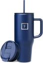 IRON °FLASK Co-Pilot Insulated Mug w/Straw & Flip Cap Lids by IronFlask