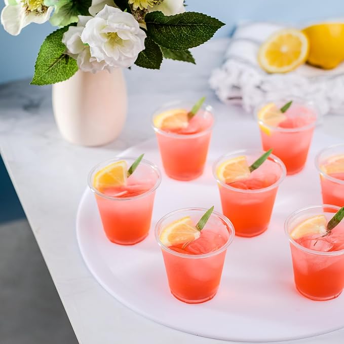 Karat Small Plastic Cups, Disposable Bathroom Mouthwash Cups | Clear - Image 6