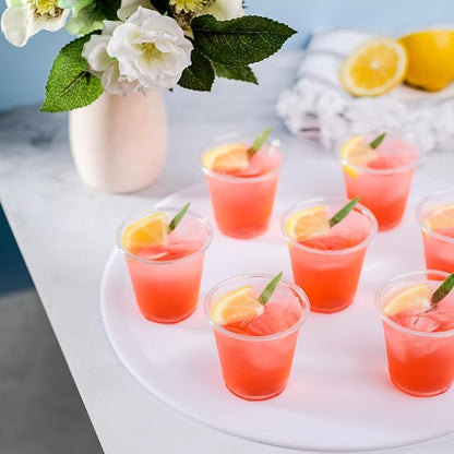 Karat Small Plastic Cups, Disposable Bathroom Mouthwash Cups | Clear - Image 6