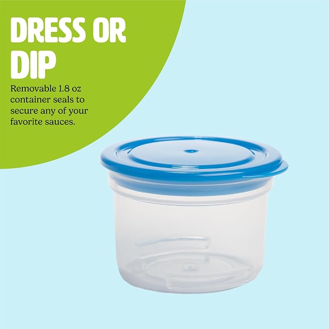 Tasty Travel Snack Cups with Spoons, On-The-Go Snacking, Divided Compartments - Image 6