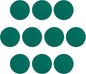 10 Round Foam Bud Coasters Pack, 4 inch - PU Foam, Party Favor - Turquoise