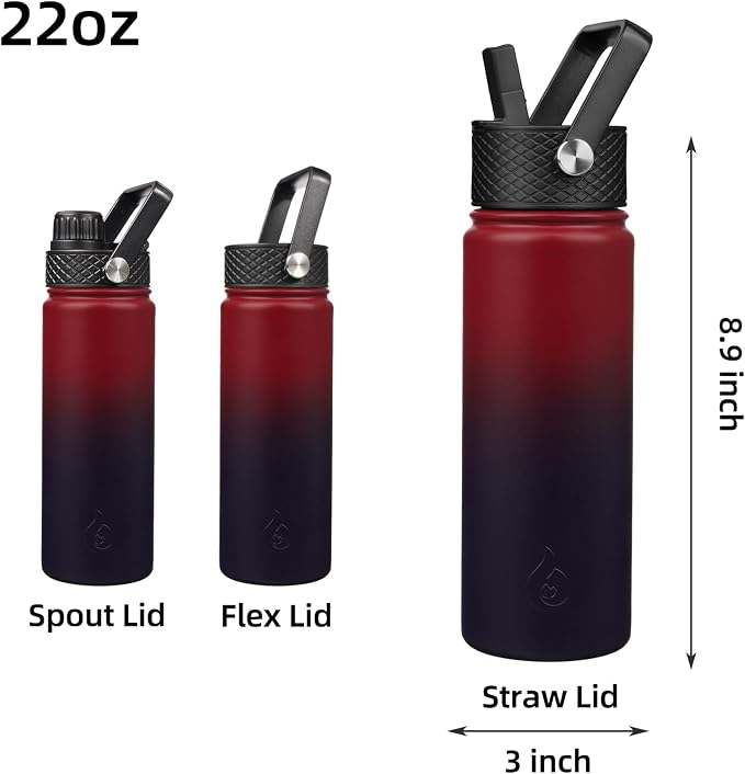 BJPKPK 22oz Insulated Water Bottle - Image 2