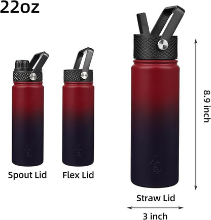 BJPKPK 22oz Insulated Water Bottle - Image 2