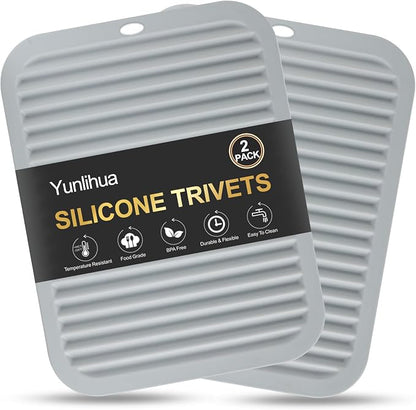 9"x12" Heat Resistant Silicone Trivets by Unknown