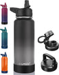 CIVAGO 40 oz Insulated Stainless Steel Water Bottle by CIVAGO