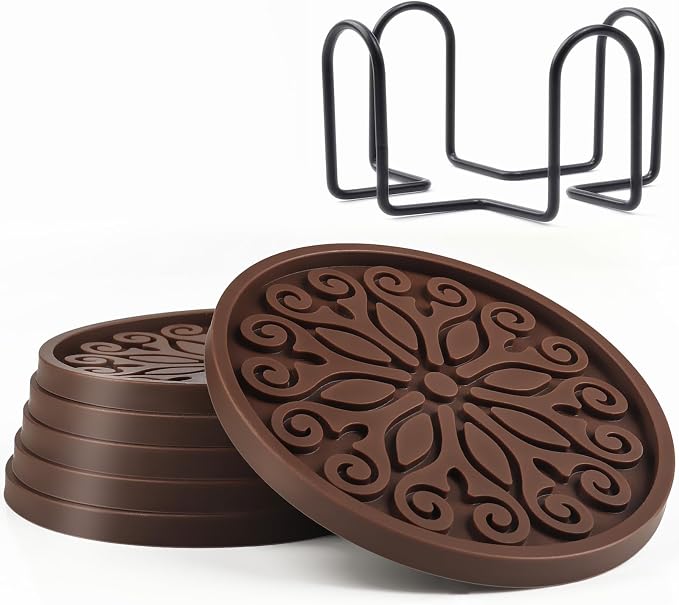 Coasters for Drinks, Silicone Coasters by Unknown