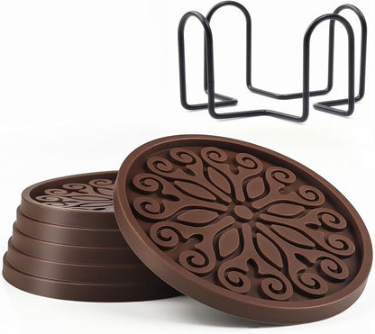 Coasters for Drinks, Silicone Coasters by Unknown