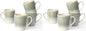 famiware Coffee Mugs Set, 13 oz Mug Set of 4, Stoneware Cups by Famiware