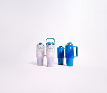 STANLEY IceFlow 2.0 Flip Straw Tumbler, 20 oz, Sea Glass Aura | Easy Carry - Image 4