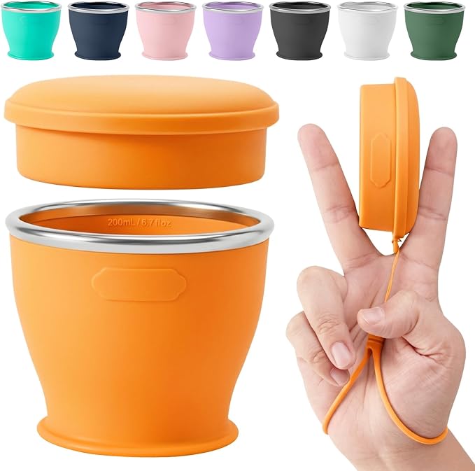 Collapsible Travel Cup, BPA-Free Reusable Water Cup | Lightweight Drinking Cups by SINYON