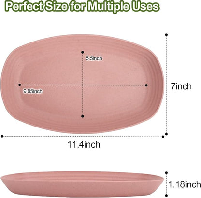 shopwithgreen Lightweight Wheat Straw Plates - Image 4