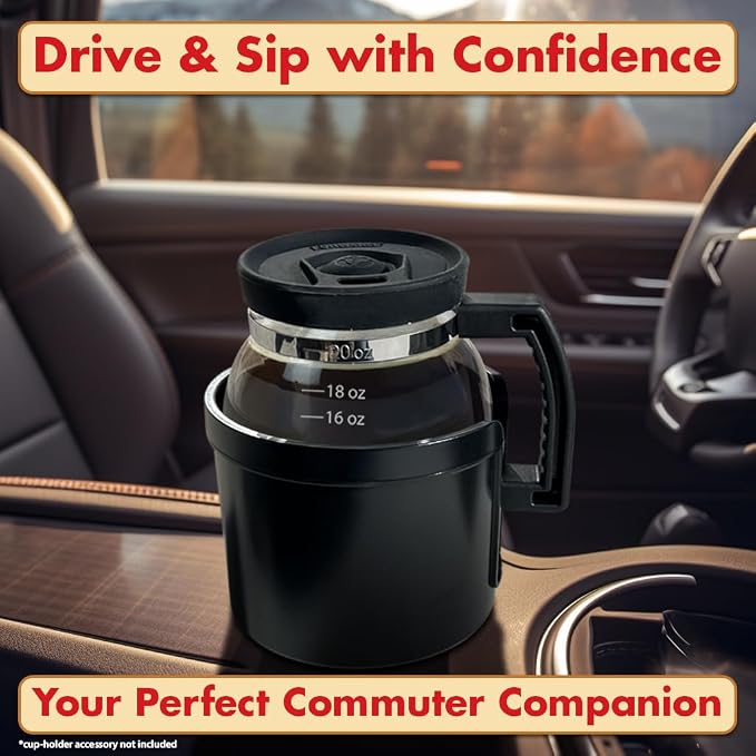 Cupa Joe Coffee Mug – 20oz Borosilicate Glass Diner Pot Mug - Image 3