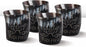 Handicrafts Home Viking Horn Shot Glasses Set of 4, Handmade Natural Ox Horn by HandicraftsHome