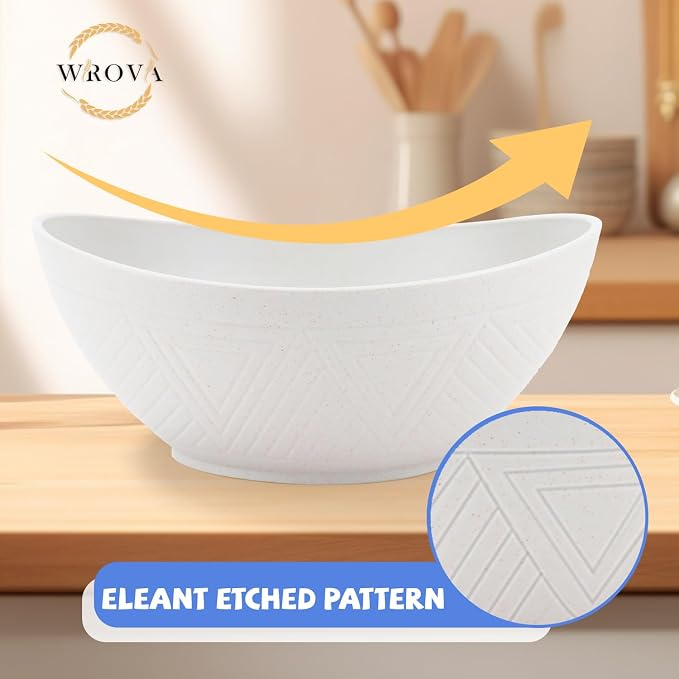 Wheat Straw Bowls Set of 2 - Image 3