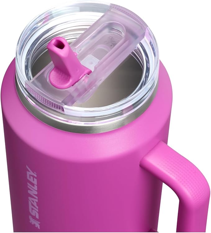 STANLEY Quencher ProTour Flipstraw Tumbler, 64 oz, Dark Blossom | Built-In - Image 2