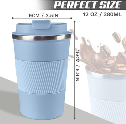 Vacuum Insulated Stainless Steel Travel Coffee Mug, Leak Proof Cup - Image 4