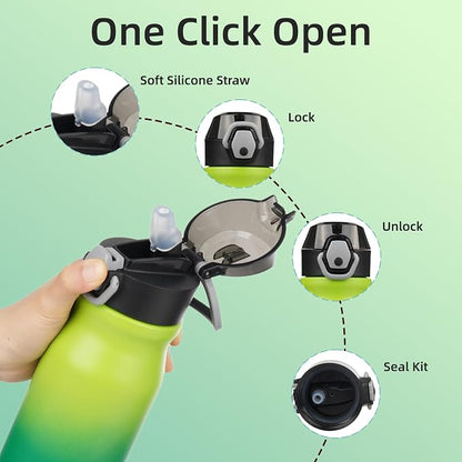 BJPKPK 25 oz Insulated Water Bottle, Stainless Steel Flask | Leak Proof Locking - Image 3