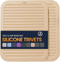 Silicone Trivet Mats 2 Heat Resistant Pot Holders Multipurpose Non-Slip Hot Pads by Unknown
