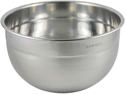 Tovolo Large Stainless Steel Mixing Bowl 5 Quart Metal Mixing Bowl by Tovolo