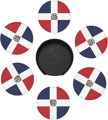 Dominican Flag Coasters for Drinks - Image 7